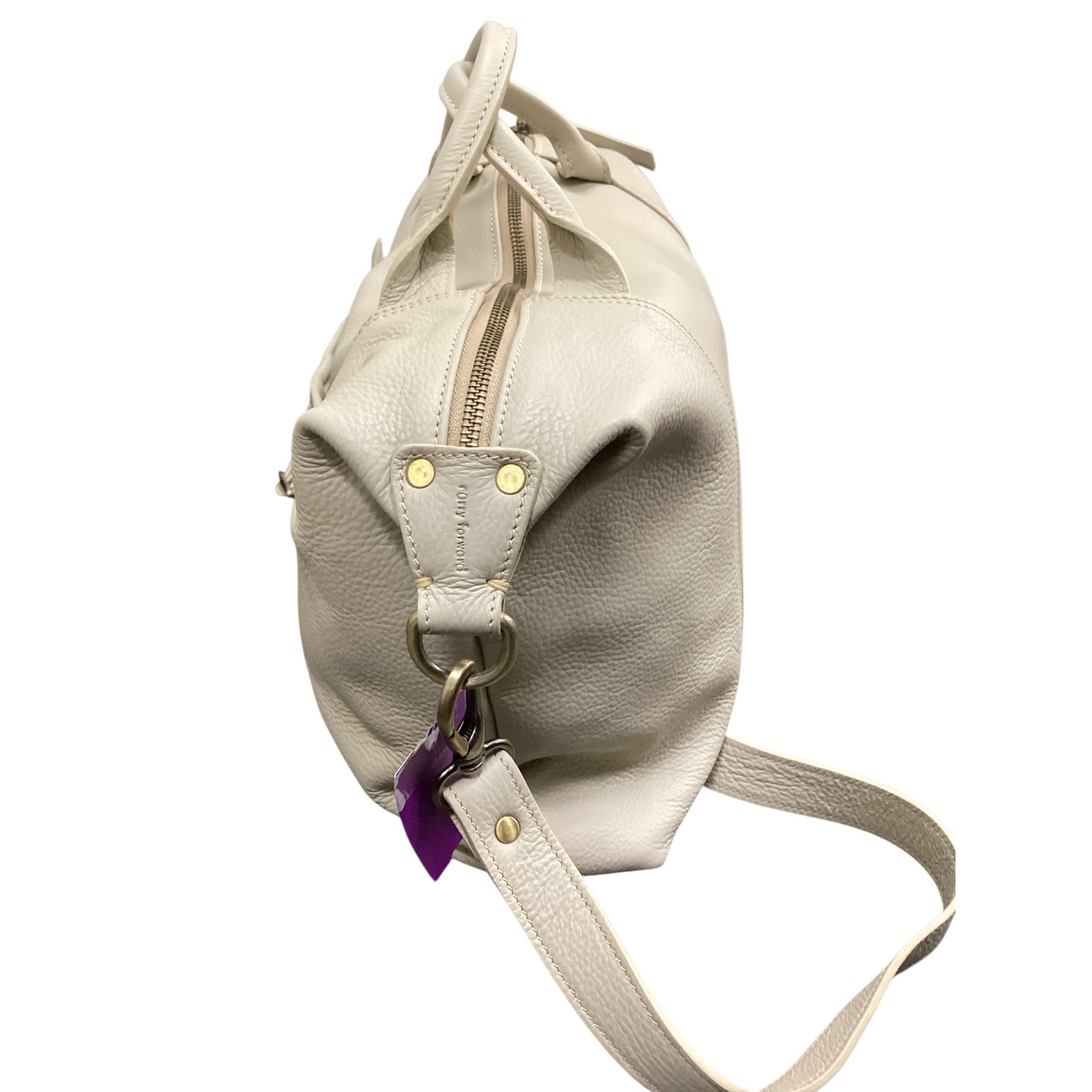 Never Used Sapahn Purse Women’s 1 Size Linda Jean Pebbled Leather Handles &Strap — image 4 of 8